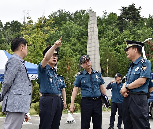 강원경찰청장, 대북물자 살포 관련 근무자 격려-2