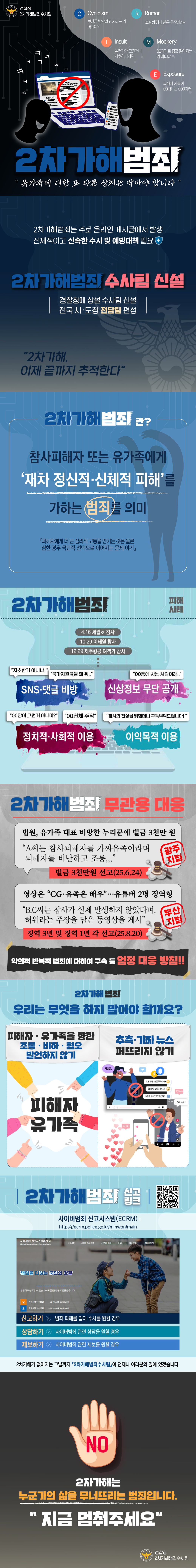 2차 가해범죄 수사팀 신설-2차가해범죄수사팀 카드뉴스 세로본