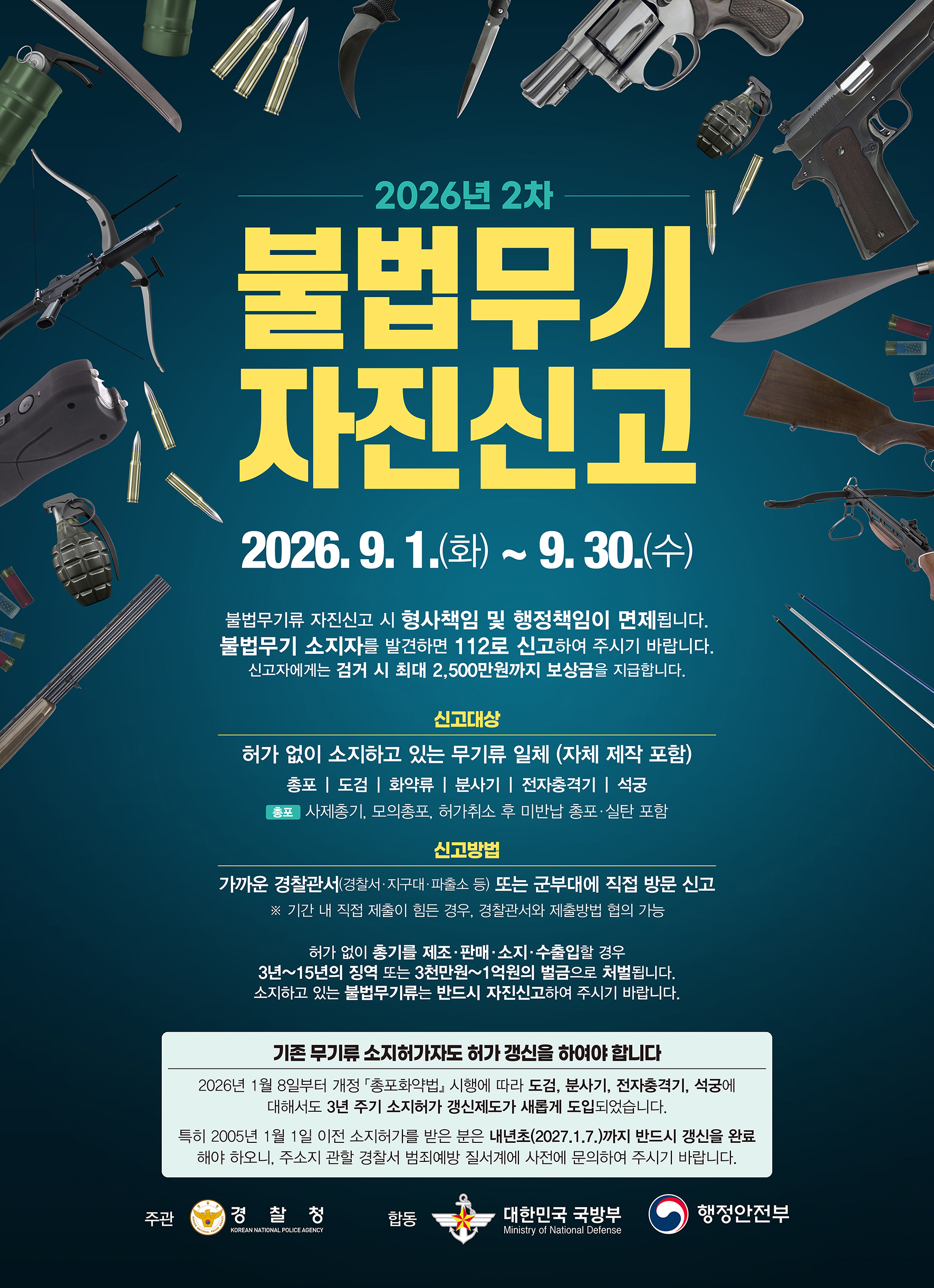 2026년 2차 불법무기 자진신고-홍보파일(세로)1