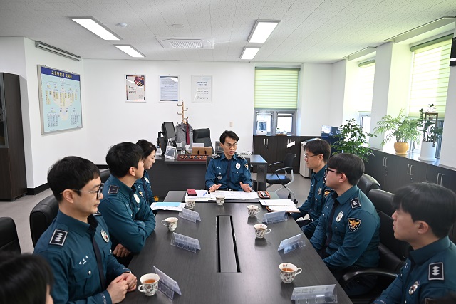 고성경찰서 인사발령자 간담회 개최 -3