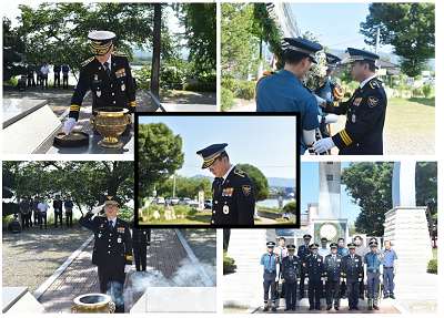 강원경찰충혼탑 참배-충혼탑 참배