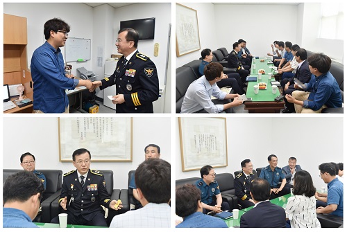 기자실 방문-기자간담회